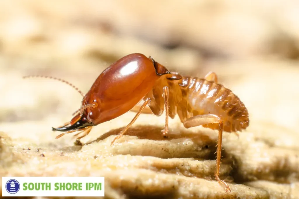 termite on decomposing wood